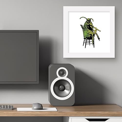 Miniatura 5 de Trends International Gallery Pops Beetlejuice - Póster de pared con texto en inglés Hi How Are You Beetle, 12.00 x 12.00 pulgadas, versión de marco