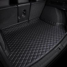 Car Leather Trunk Liners for KIA Carens 7 Seats 2013-2022 2023 2024 2025, Waterproof Anti-Slip All Weather Protection Rear Boot Carpet Interior Accessories,A