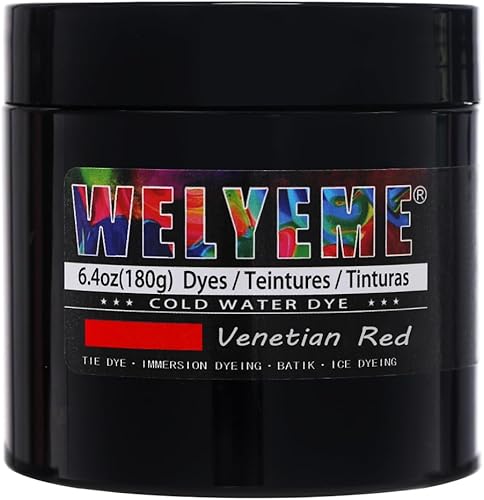 Miniatura 9 de Polvo de tinte para agua fría, surtido de 8 colores, 72-oz. frascos a granel, para teñido anudado, batik, teñido con hielo