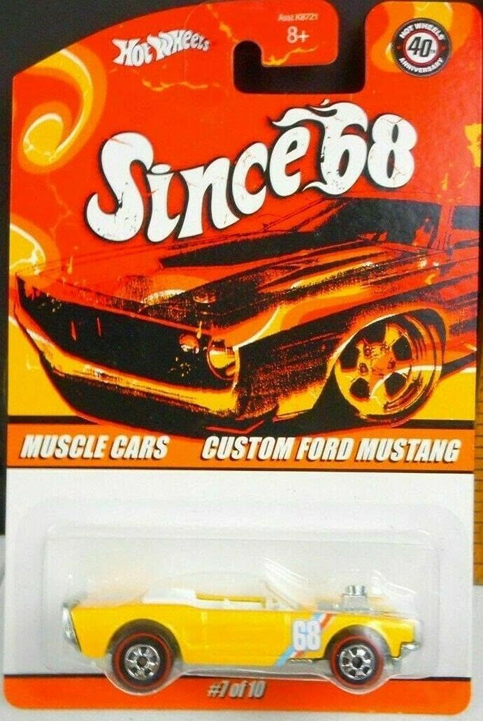 Hot Wheels 2007 Since '68 Custom Ford Mustang Muscle Cars Segment 7 of 10
