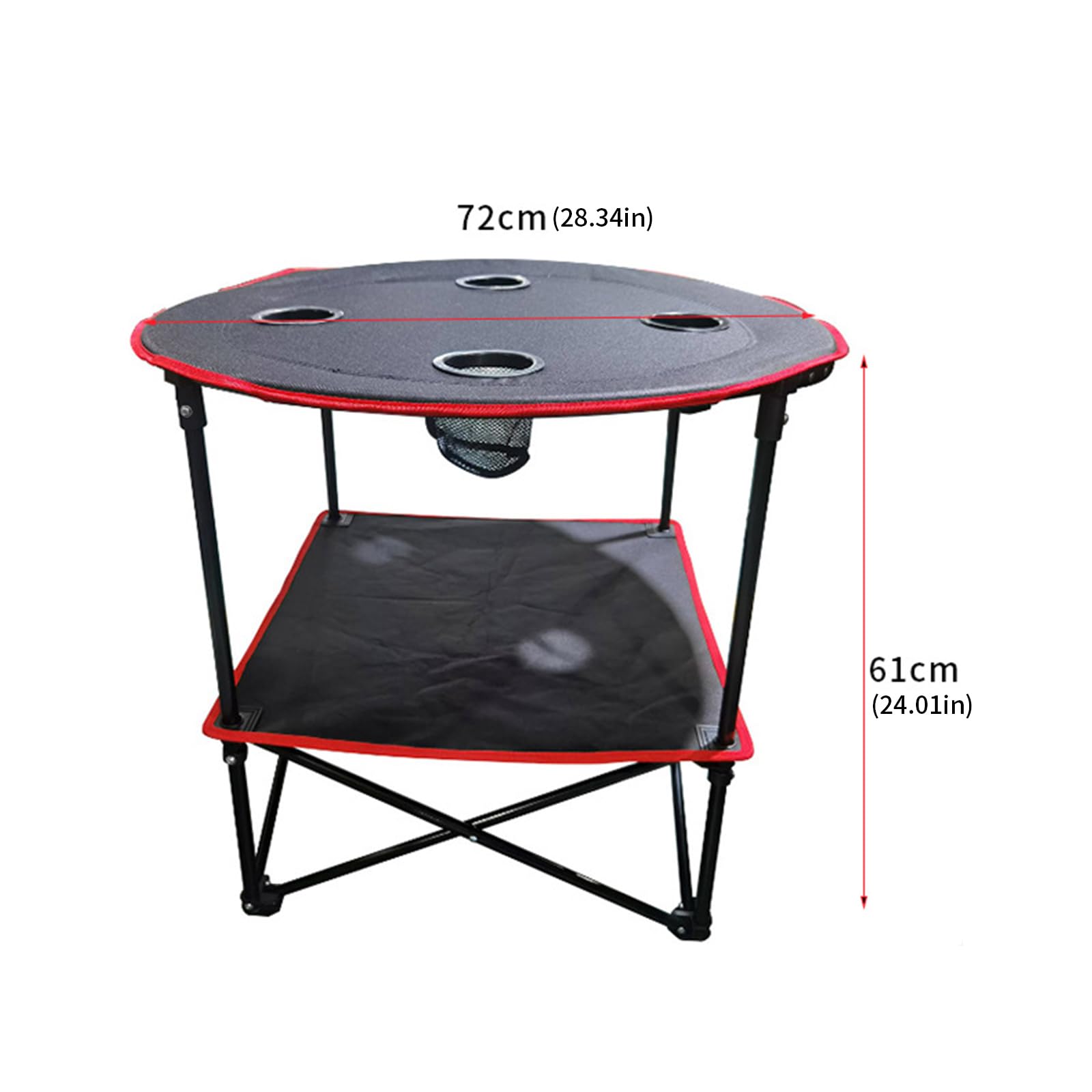 Tavolo da picnic con piano in tessuto Oxford, design pieghevole, ideale per viaggi, uso familiare, viaggi e campeggio, tavolo da picnic in spiaggia
