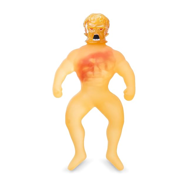 STRETCH ARMSTRONG Basic Fun Edición de Colección Comic con 25 cm - Figura Extensible Retro Limitada