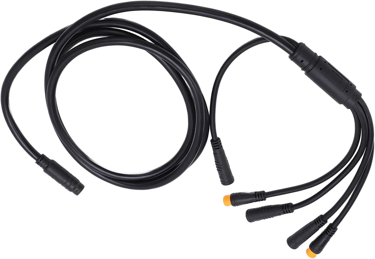 1 to 5 Electric Cable, Plastic Rubber Lithium Battery Cable Connectors Connect Controller Lamp Brake Display Throttle 1 to 5 Electric Cable 1 To 5 Electric Controller