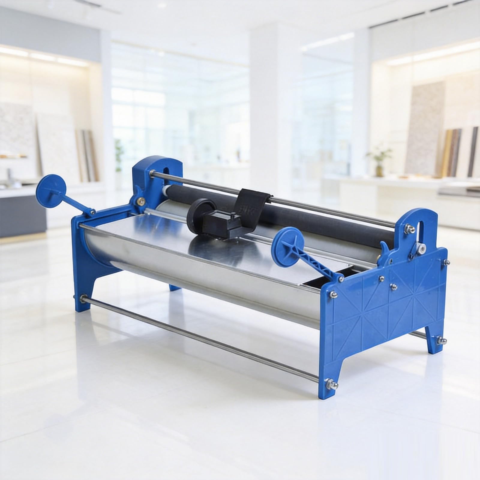 LHQYA 53cm Manual Coater Wallpaper Paste Machine, Stainless Steel Wallpaper Glue Machine, Adjustable Glue Thickness, Product Capacity: 8l, Applicable Wallpaper Rolls: 5-7 Rolls