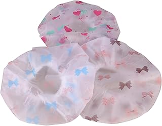 Beaupretty 15 Peças Toucas De Banho De Salão Toucas De Proteção De Chuveiro De Plástico Touca De Banho Elástica Touca De Banho Touca De Banho Touca De Banho Descartável Touca Protetora De