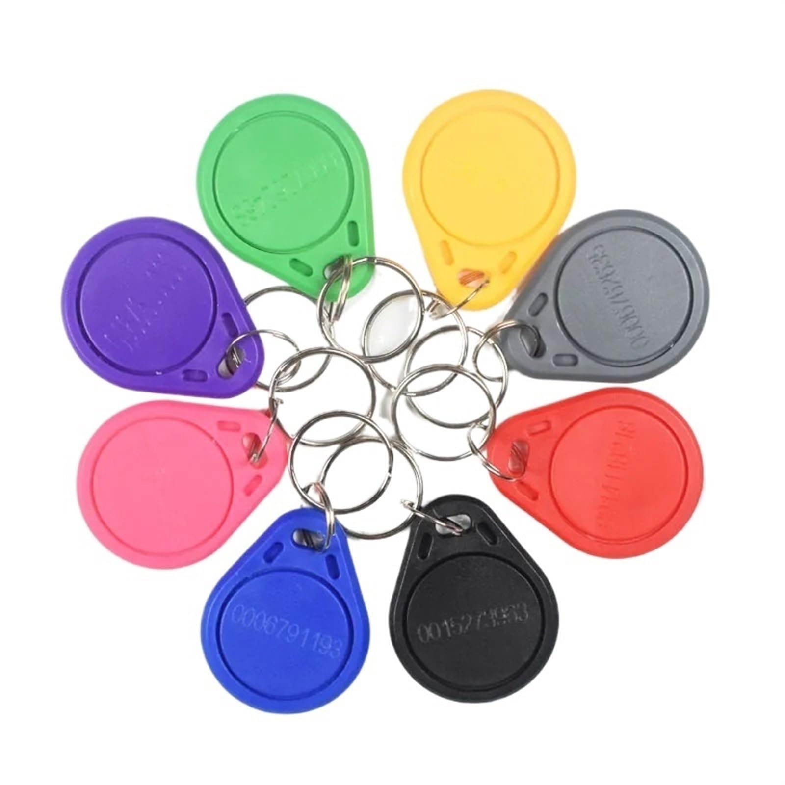 Identyfikator RFID klucza Brelok do kontroli dostępu RFID EM4100 TK4100 125 kHz ID 40 x 32 x 4 mm Opakowanie 1000 sztuk