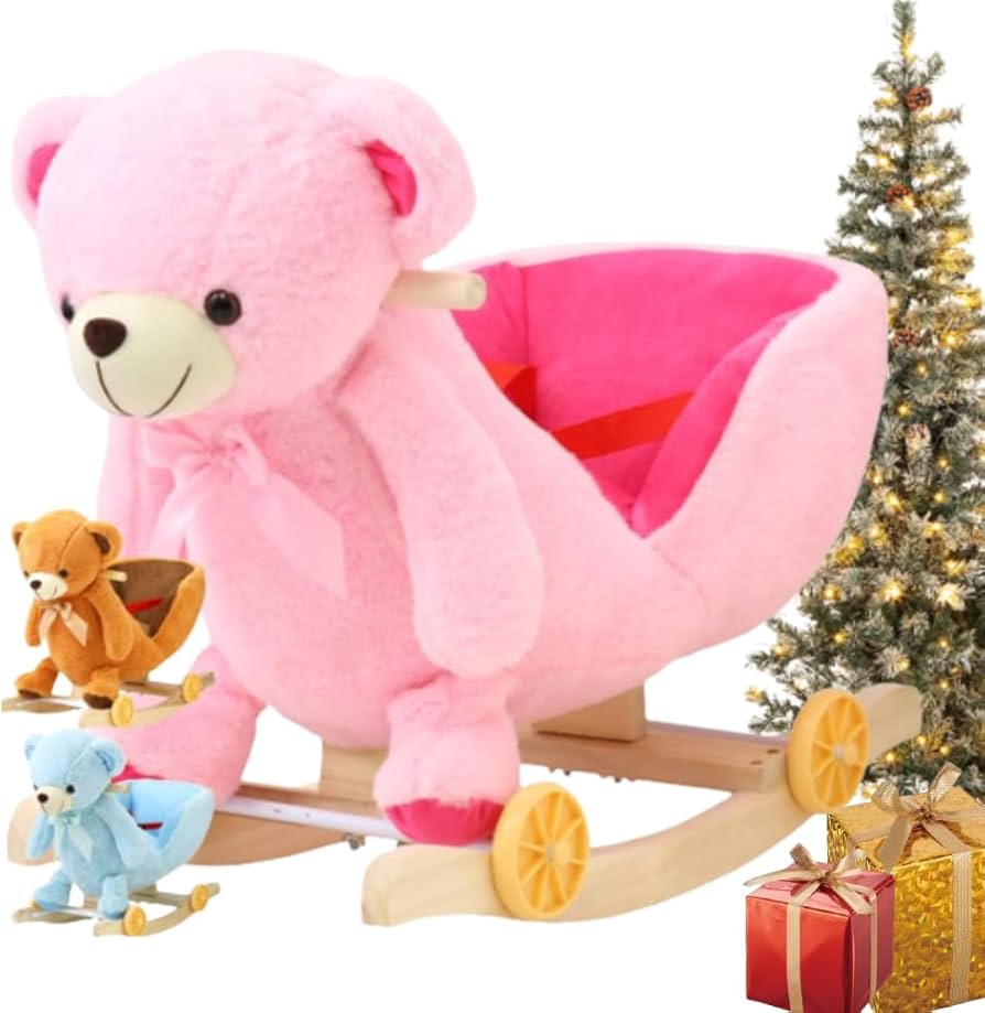 木馬　ベビー　おもちゃ　ニキ　ぬいぐるみ　キッズ　うさぎ　ロッキングチェア Amazon.co.jp: iimono117 乗れる ぬいぐるみ くま 完成品 [ 木馬