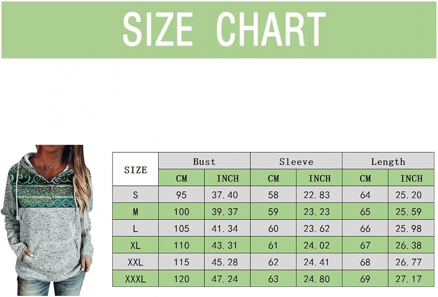 Button Down Hooded Sweatshirts for Women Casual Long Sleeve Pullover Tops Pocket Hoodies Loose Fit Blouses Tunics : Sports & Outdoors