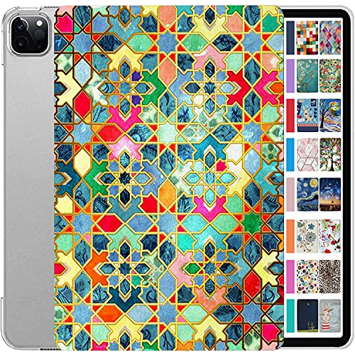 Image of DuraSafe Cases for iPad Pro 11 4th 3rd 2nd Gen Printed Case A2759 A2435 A2761 A2762 MNXE3HN /A MNXD3HN /A MNXG3HN /A MNXF3HN /A MNXJ3HN /A MNXH3HN /A MNXN3HN /A MP553HN /A A2377 MHQR3HN /A A2228 - Damask