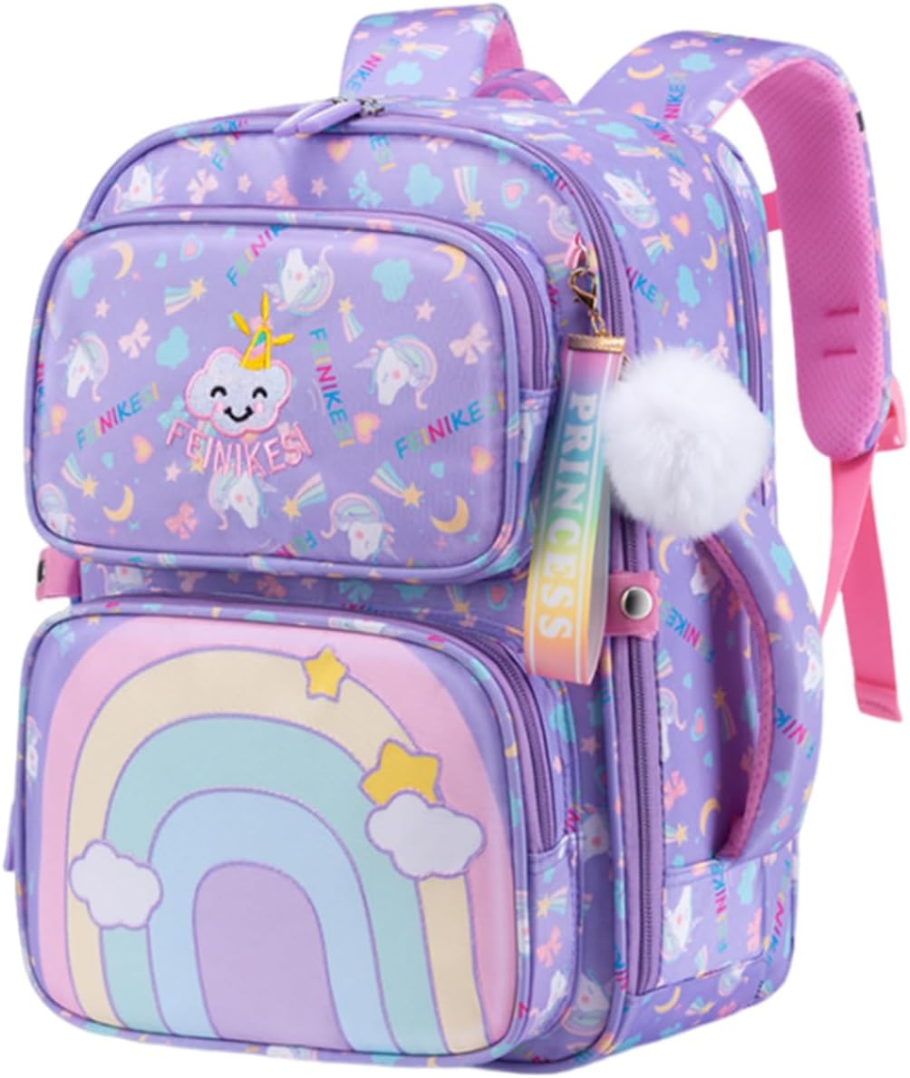 Kids Backpack for Girls School Bags Middle School Primary Over 3 Years Old