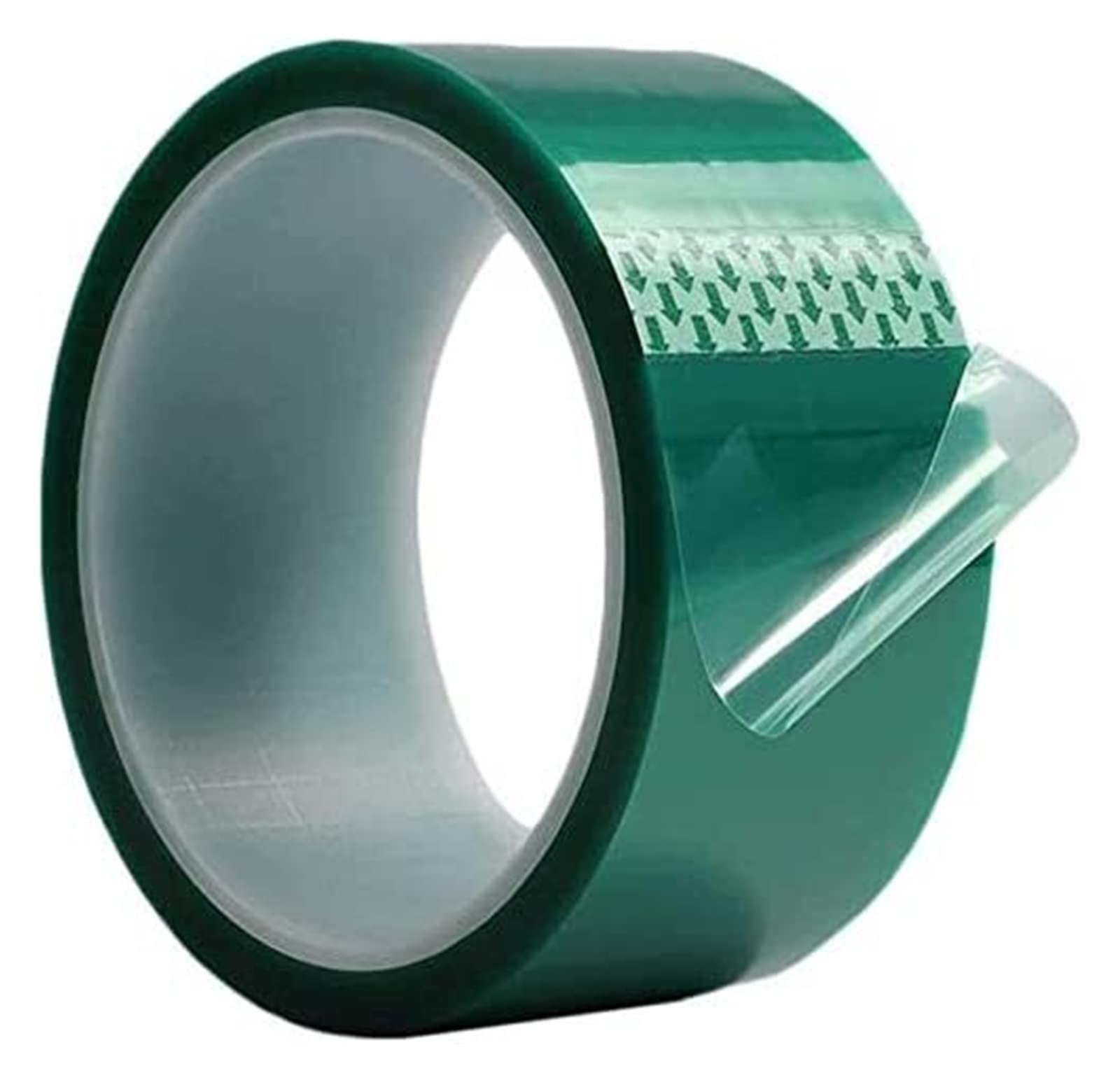 Nastro multiuso PET resistente alle alte temperature nastro adesivo per elettrodomestici, placcatura circuiti stampati, vernice da forno, nastro in poliestere verniciato a polvere (colore: verde,