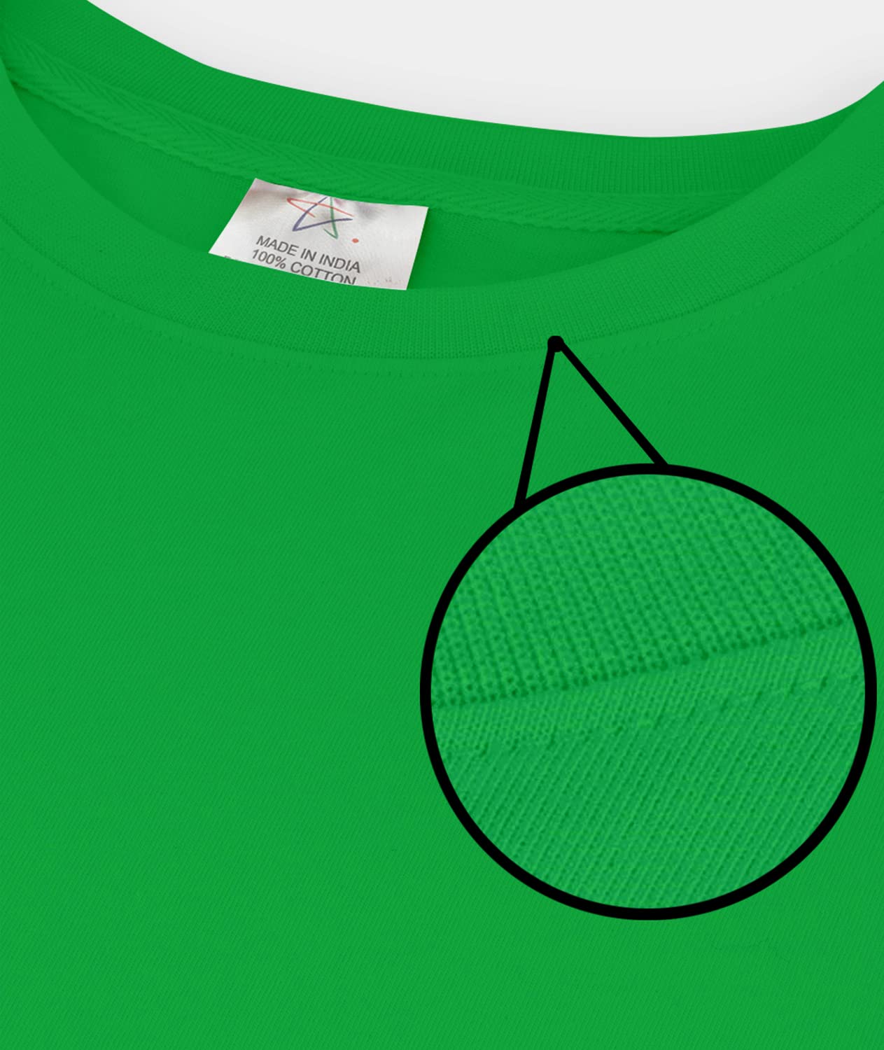 TVP Fashions Premium Plain Women Round Neck Full Sleeves Cotton Tshirt. Festive,Offer,Discount,Sale,Limited Edition, Trending Tees and Tshirts. (Green_Small) 3