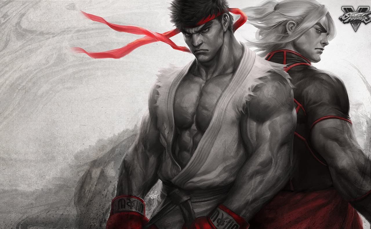 Envy Ryu Poster Envy Street Fighter Ken Ryu Video Game Matte Finish | Desertcart UAE