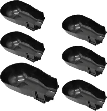 6-Piece Pool Table Pocket Liners, 7.48x4.17x3.15 in PP Billiard Table Drop Pockets Replacement for Bar and Home Pool Tables