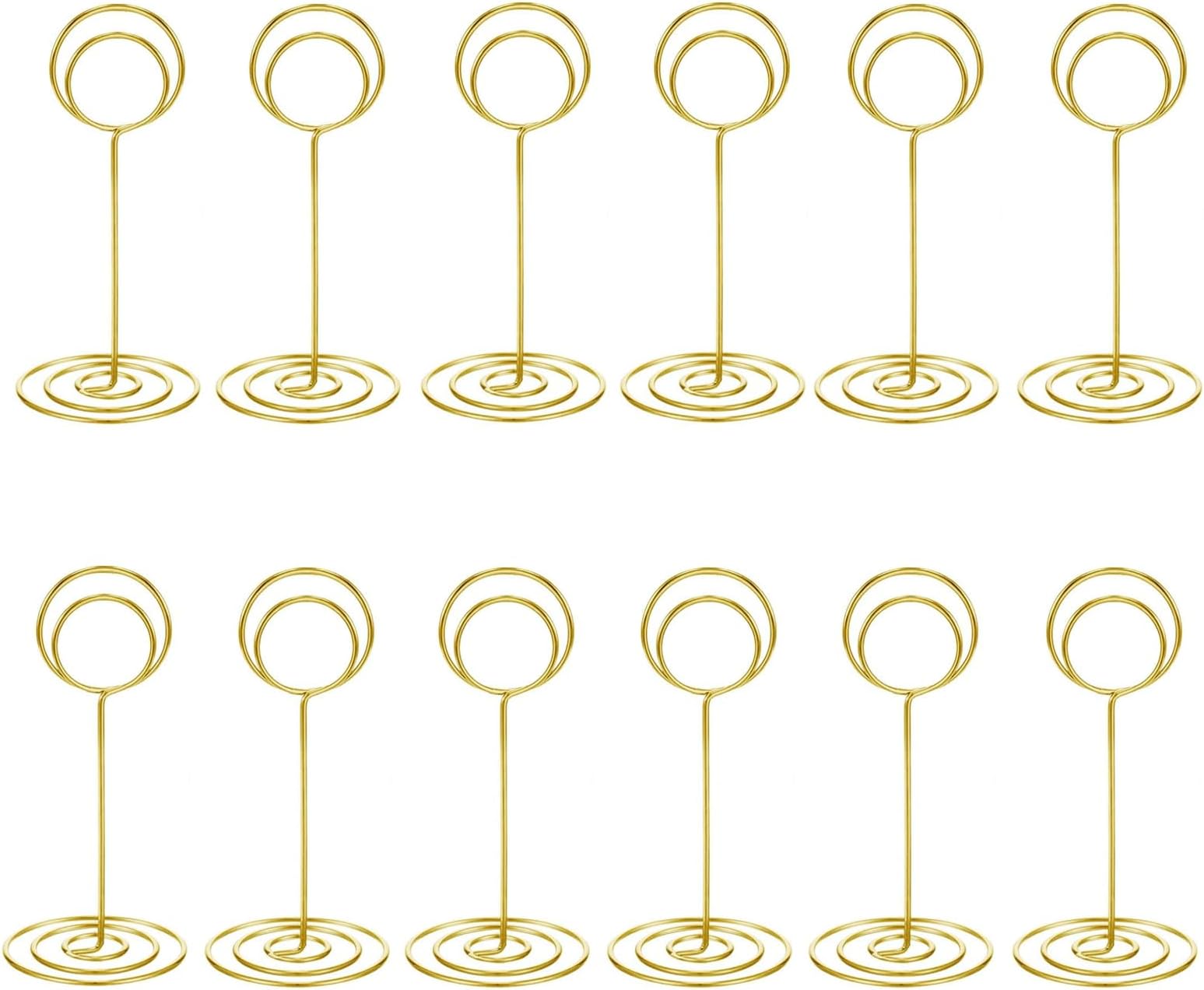 20 Pack Table Number Holders Place Card Holder Photo Picture Holder for Wedding, Birthday Party