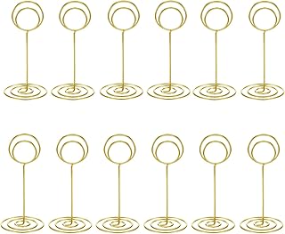 20 Pack Table Number Holders Place Card Holder Photo Picture Holder for Wedding, Birthday Party