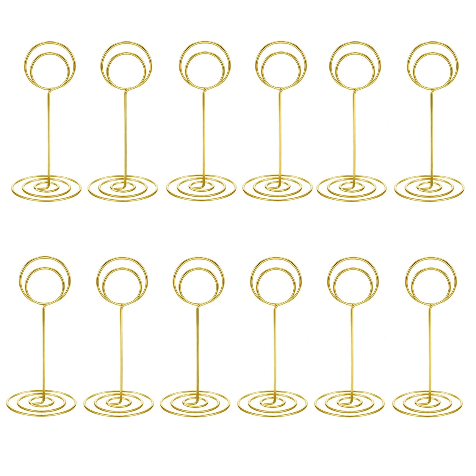20 Pack Table Number Holders Place Card Holder Photo Picture Holder for Wedding, Birthday Party