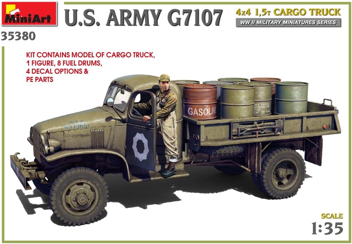 MiniArt 1:35 - U.S. Army G7107 4X4 1,5t Cargo Truck