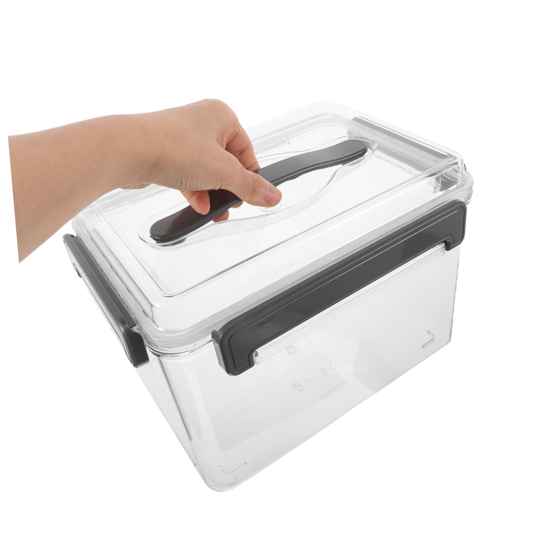 VALICLUD Kameraobjektivbehälter aus Acryl und Kunststoff Transparente Aufbewahrungsbox Tragbar für Kameraobjektive und Objektivfilter für Reisen und Outdoor Fotografen