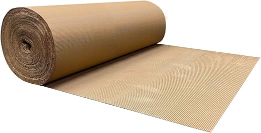 UOFFICE Corrugated Wrap 48" x 250' x 1/8" Thick - B Flute - Cardboard Wrap