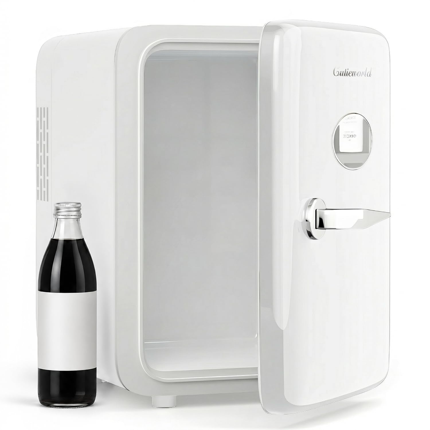 Photo 1 of CUTIEWORLD 4L Mini Fridge, Classic White