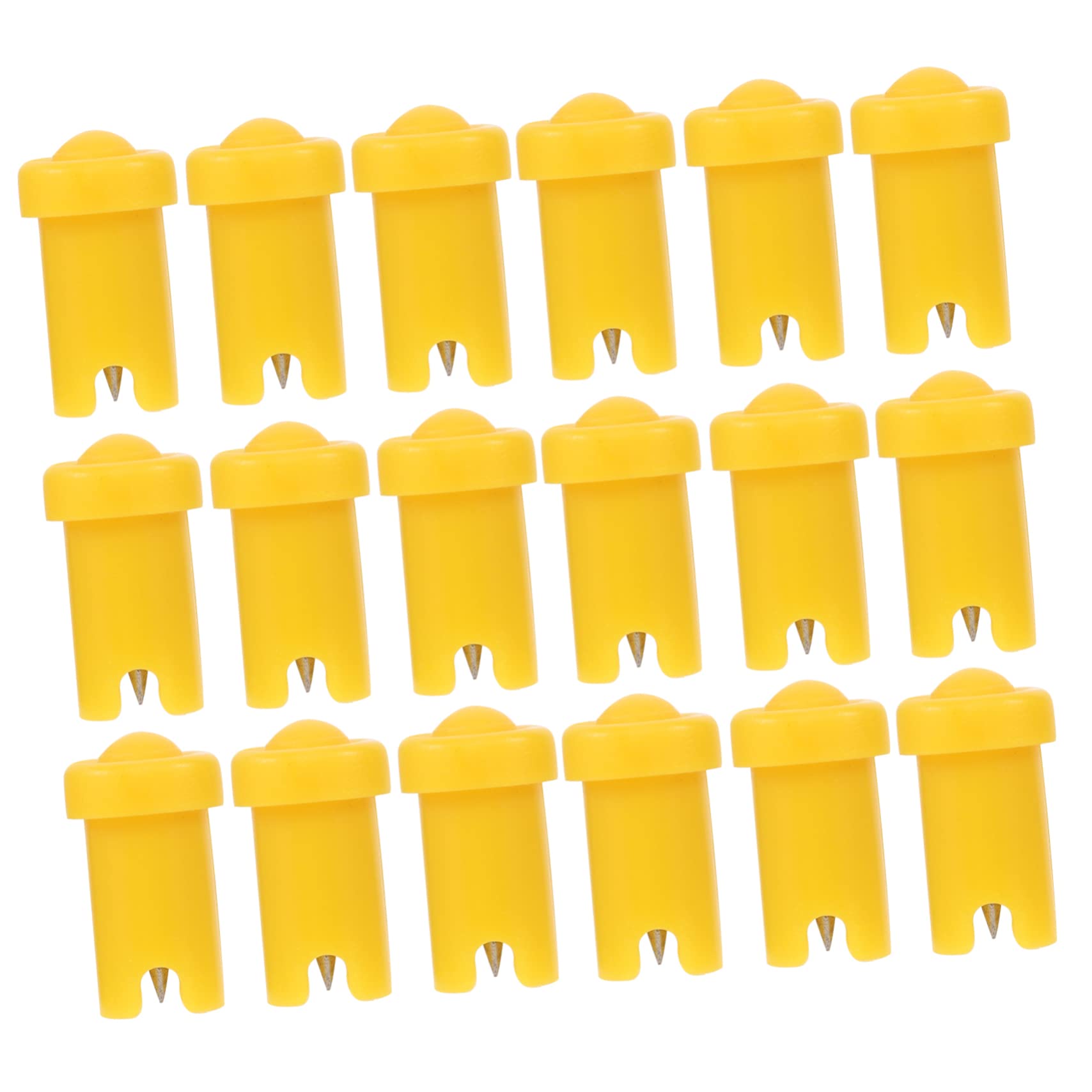 BELLIFFY 100pcs Eyelash Glue Bottle Nozzle Pins Blocking Needles for Eyelash Glue Bottles Durable Essential Tools for Salon Home Use