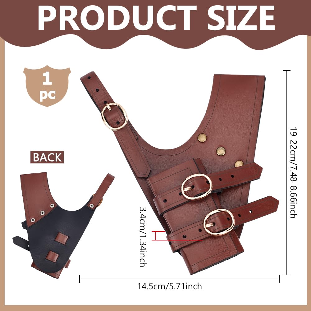 Cintura Porta Pugnale In Pelle PU Medievale – Regolabile Per Coscia O Vita – Fondina Per Spada – Accessorio Cosplay E Rinascimentale