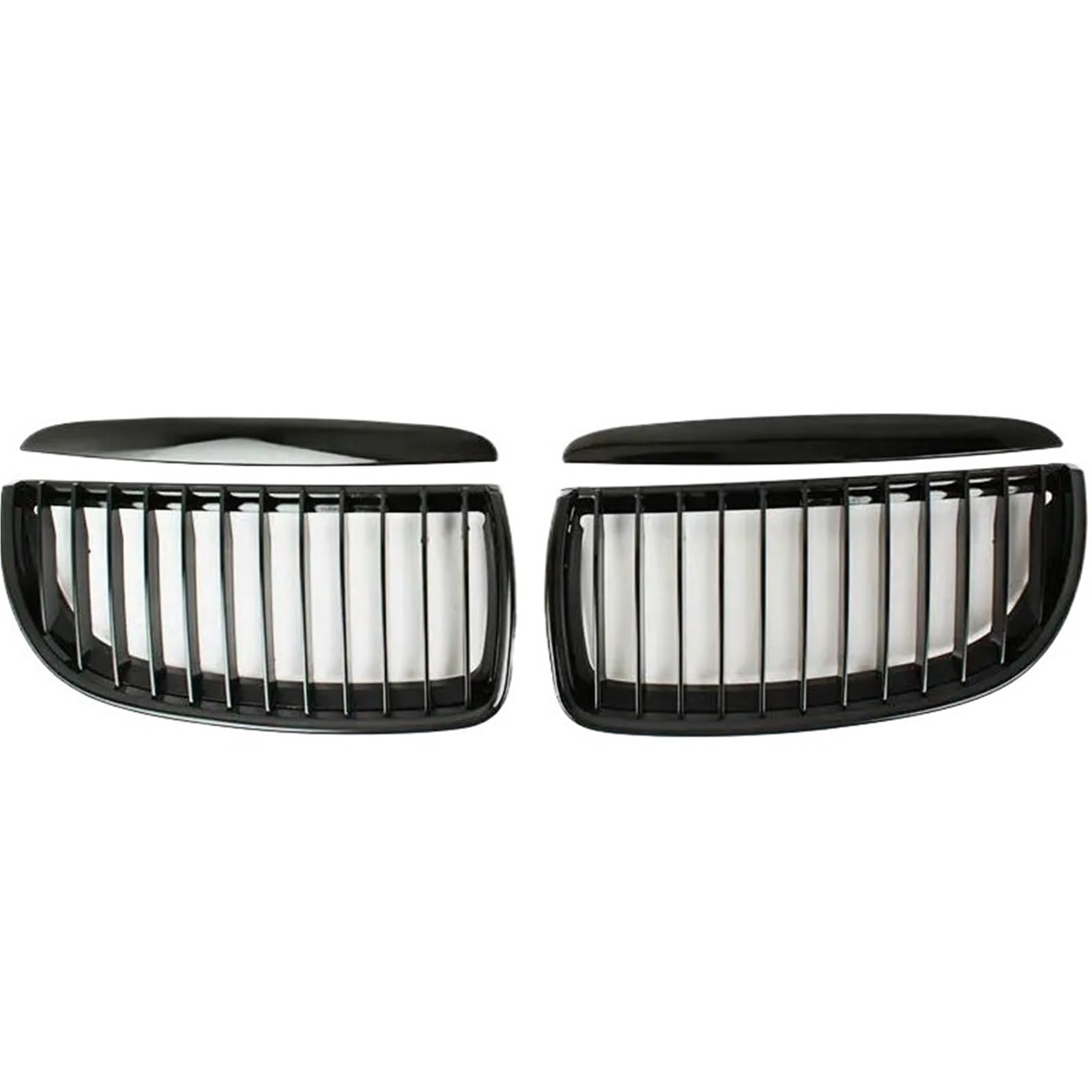 Calandre de voiture pour remplacer grille usée BMW E90 E91 noir brillant - 6