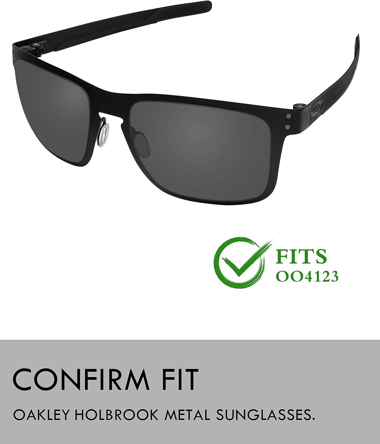 Raydi Polycarbonate Replacement Lenses for Oakley Holbrook | Holbrook XL | Holbrook Metal Square Sunglasses