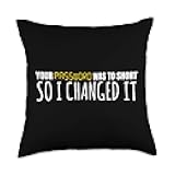 Password Computer Hack Computer Science Code Password I Changed Programming Geek Coding Hacker Throw Pillow, 18x18, Multicolor