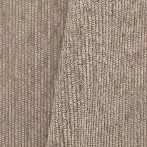 Miniatura 4 de Faverti Cubre Sofá Chaise Longue Brazo Derecho 240 Visto De Frente Modelo Pego Beige Chenilla Tacto Extra Suave, Protector Chaise De Calidad Hecho En España Con Material Reciclado