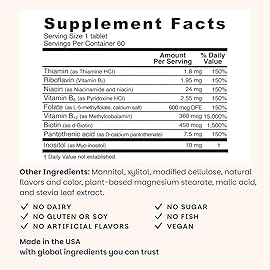 EZ Melts Dissolvable Vitamin B-Complex with Methyl B12 and Methyl Folate, Sugar-Free, 2-Month Supply - 2 Pack