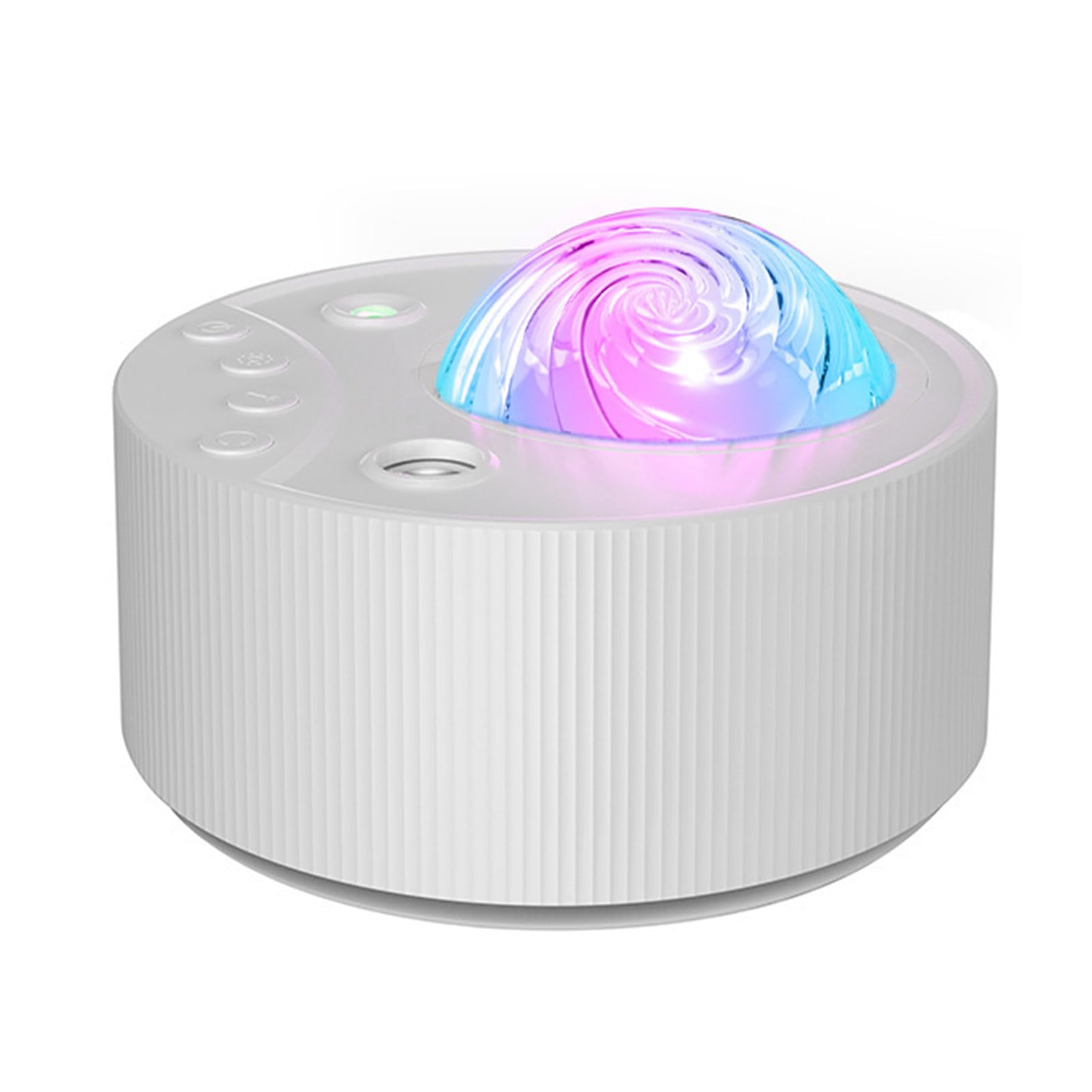 Máquina para Dormir con Ruido Blanco, 5 Sonidos, Altavoz inalámbrico Bluetooth con luz Nocturna de 14 Colores, lámpara de proyección de Estrellas USB, para bebés, Adultos y niños.