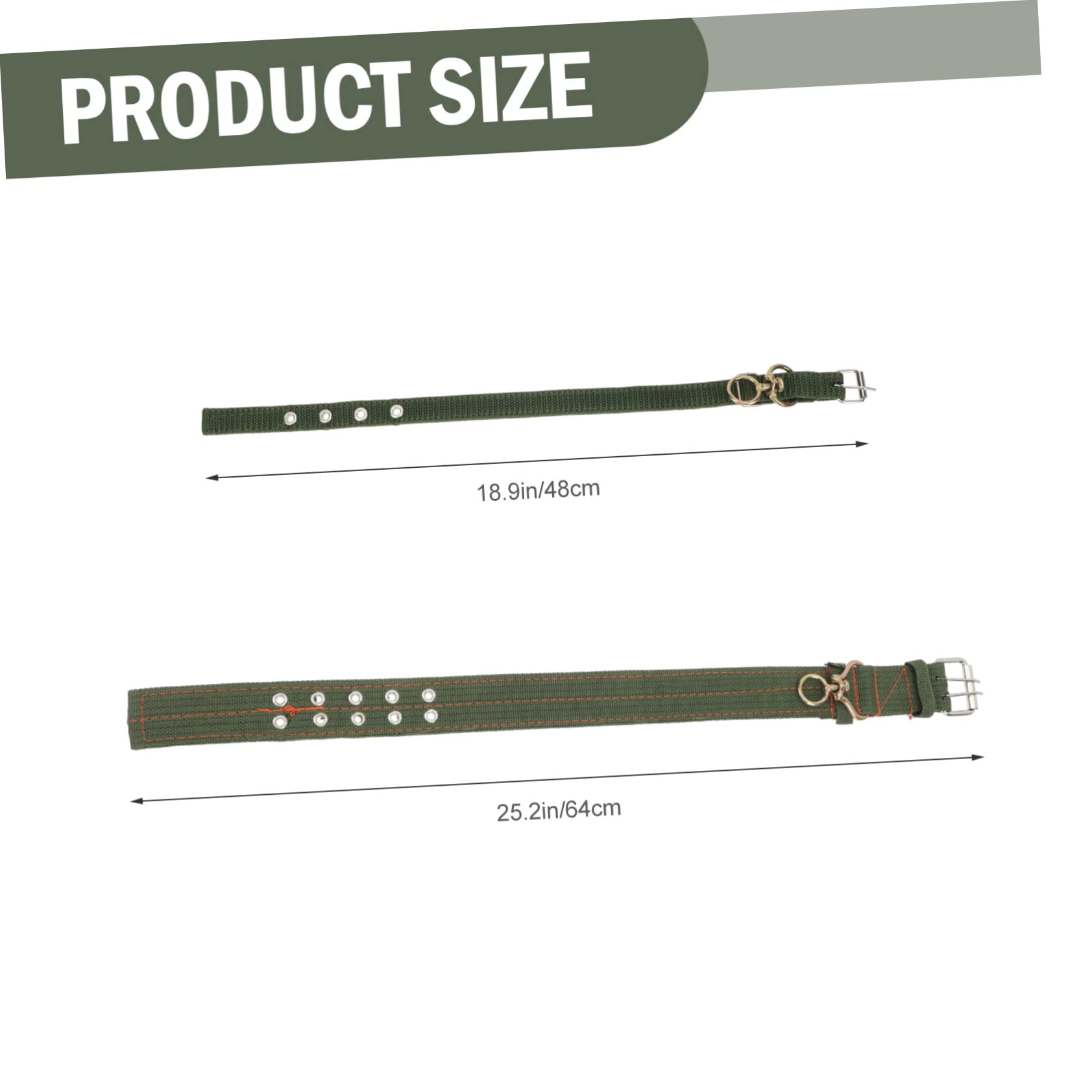 Balacoo 2Pcs Thickened Canvas Collars for Sheep Durable Traction Collars for Livestock Design Comfortable Fit for Various