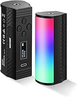 NEEWER TL96RGB 2-Pack Magnetic RGB LED Light Wand Stick, 360° Full Color 2500-8500K Dimmable Mini Video Light with 2500mAh Battery for TikTok YouTube Vlog Photography