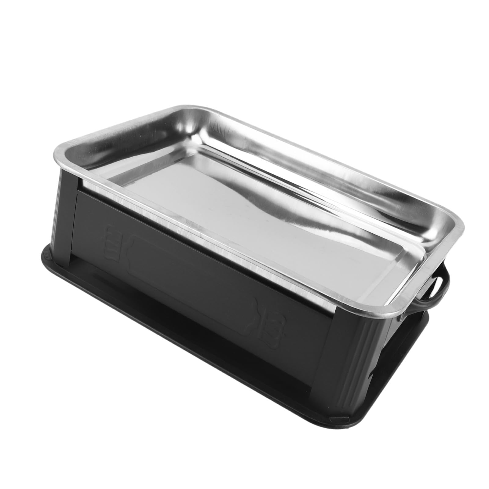 Emoshayoga Stazione di Cottura Efficiente con Griglia per Alcol per Pesce in Acciaio Inossidabile per Uso Domestico Design Rettangolare da 2,2-4,4 Libbre (#)