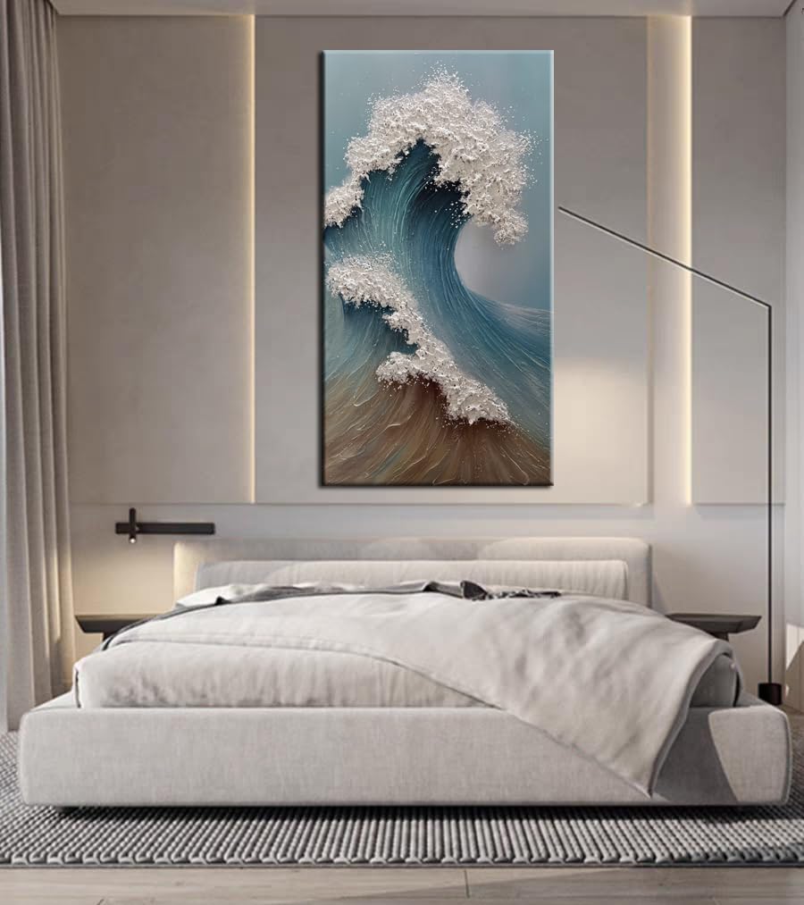 Amazon.com: YaSheng Art : Large Abstract Wall Art, 3D Ocean Wave