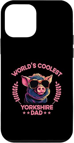 Miniatura 1 de iPhone 12 mini World's Coolest Pig Dad Papa - Women Farmer Yorkshire Case