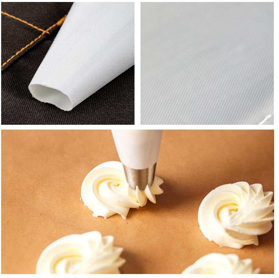 4 Pcs Pastry Bags Set,YUANGUNGUN Cake Decorating Bags Reusable Piping Bags for Pastry Decorations