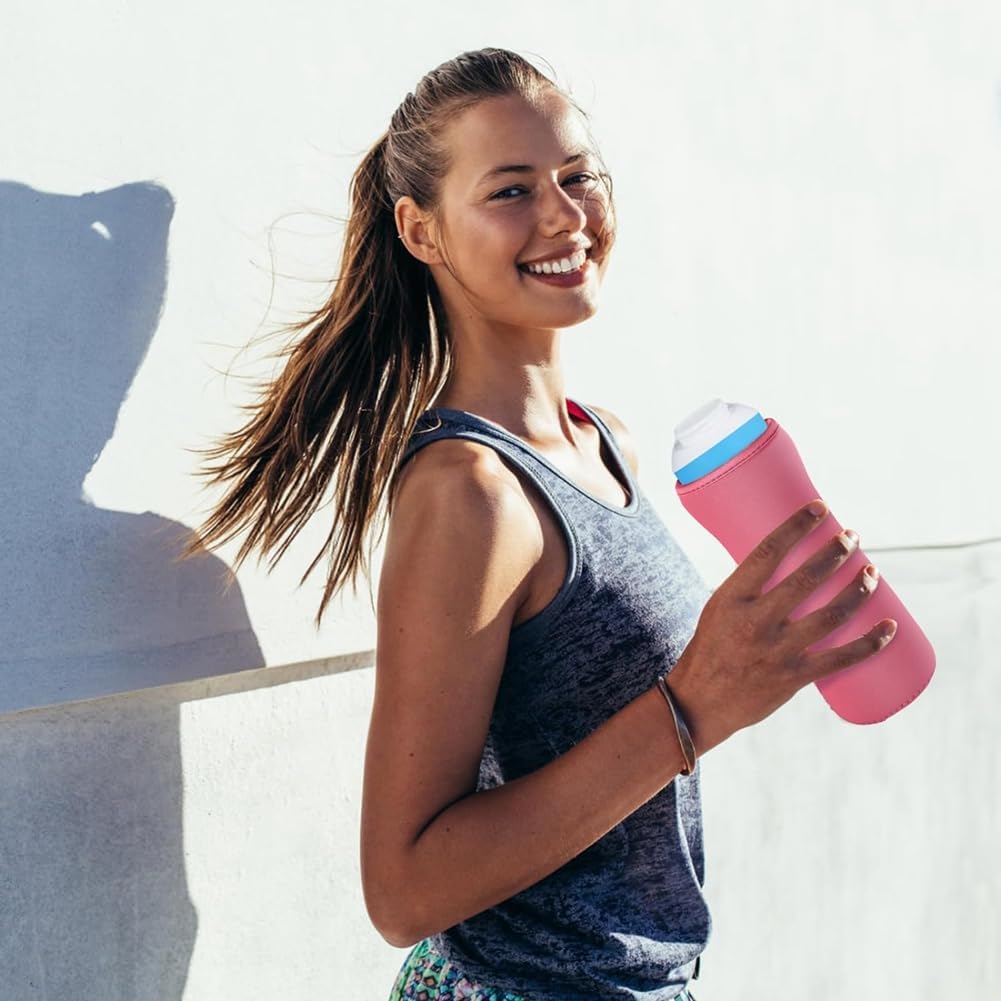 2 Pack Water Bottle Cover for 550ml Water Bottle, Insulated Water Bottle Lid to Keep Temperature