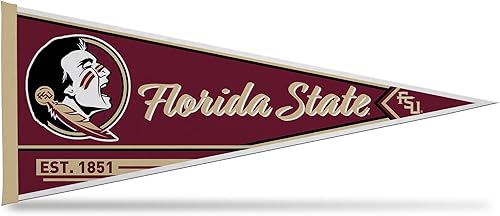 Vista 23 de Rico Industries NCAA Banderín Clásico de Fieltro para Decoración de Pared de 12" x 30" - Ideal para Decoración del Hogar/Dormitorio/Cueva de Hombre