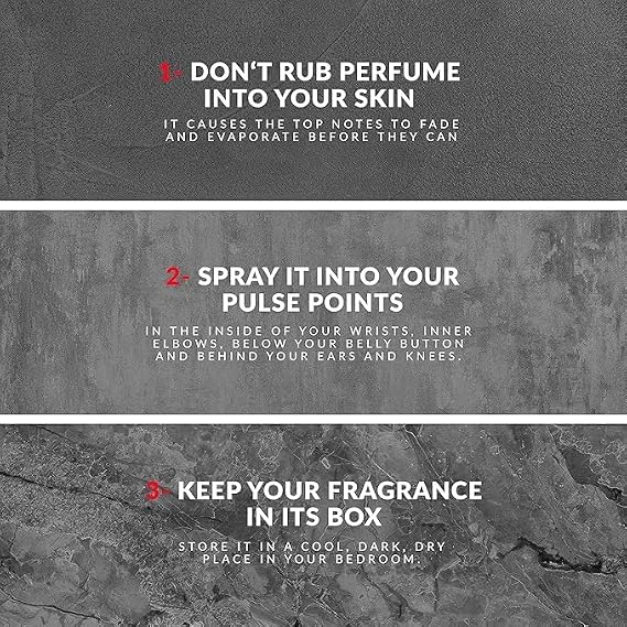 Azure Noir Intense Men's Cologne 3.4 Fl. Oz. Eau de Toilette Spray