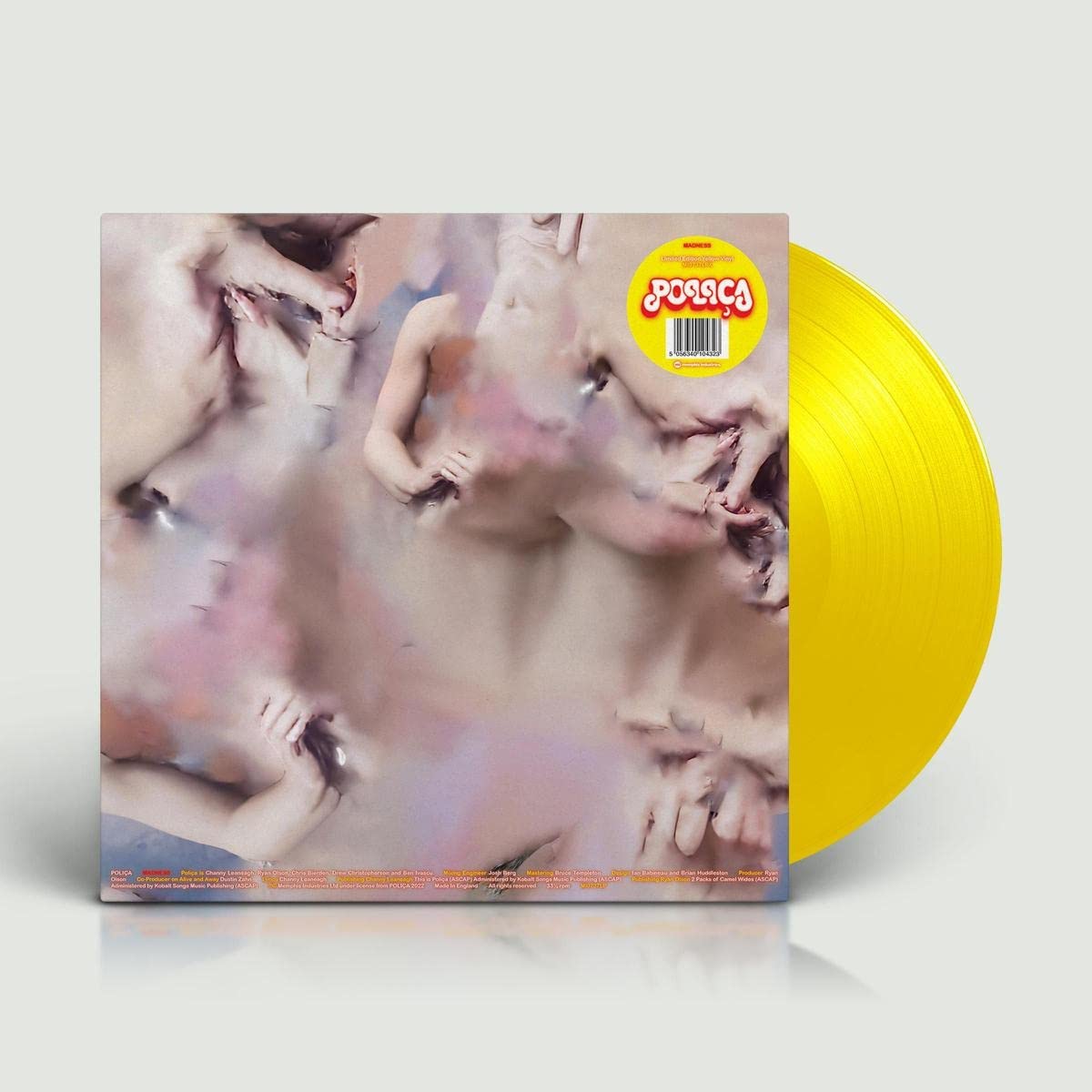 Polica - Madness [New Not Sealed] (slight storage damage) 12"" Vinyl