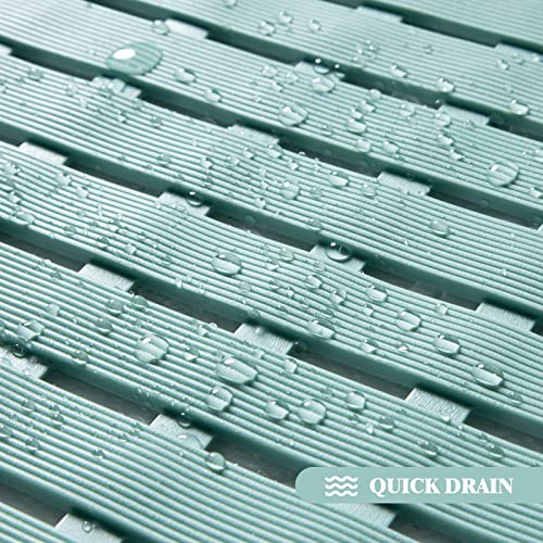 Shower Mat Non Slip - Sheepping Bathtub Mat Machine Washable Anti Slip Bath Mat For Tub, Quick Drain Tub Mat With Suction Cups For Bathroom #TOP4