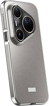 Ultra Thin Case for Huawei Pura 80 Ultra/80 Pro+/80 pro/80, Aluminum Alloy Shockproof Case with Camera Protection Metal Cover,Gray,80 Pro+