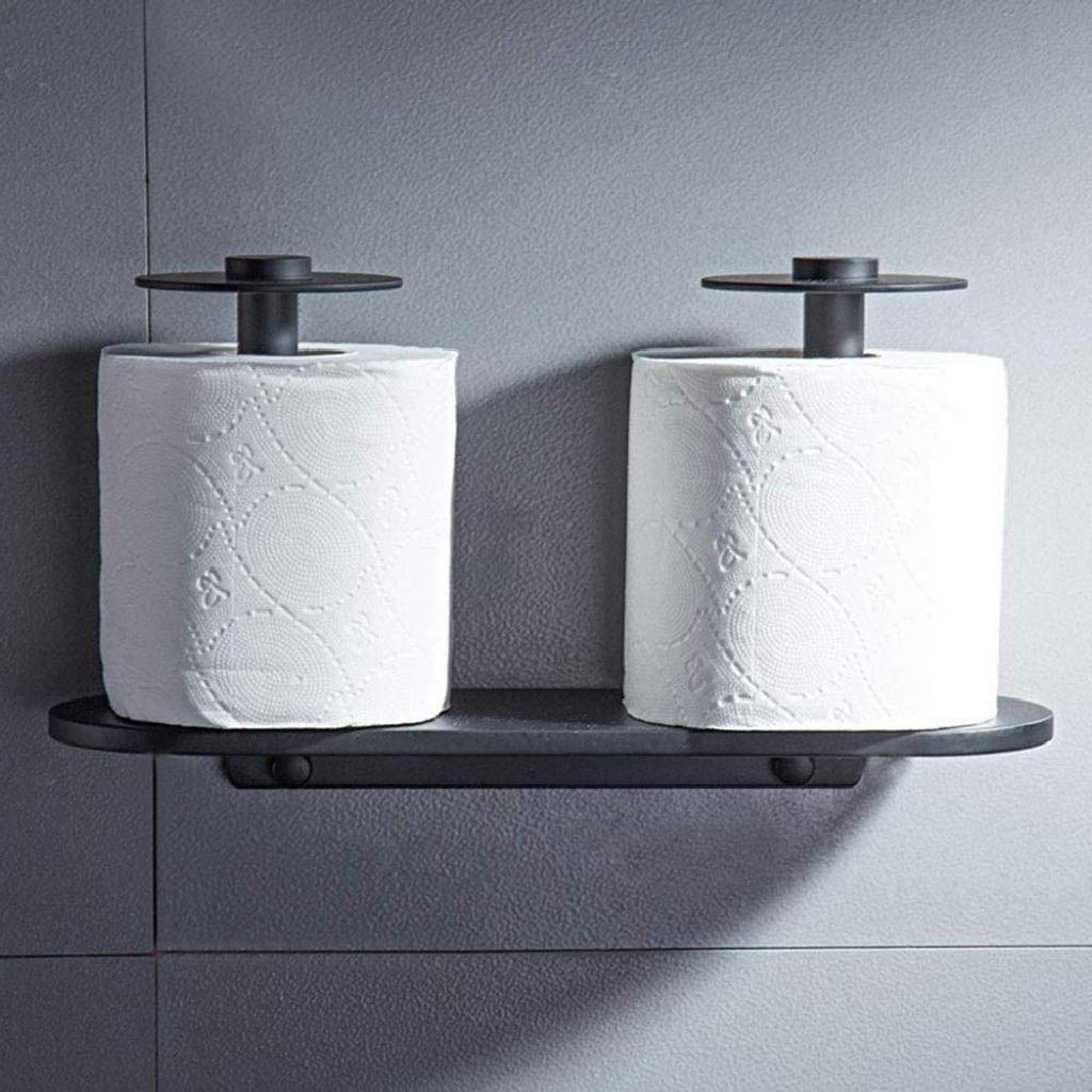 Metallo Carta igienica Holder-Supporto di Carta igienica, in Acciaio Inox Moderno Doppio Rullo del Supporto del Tessuto, Inossidabile e Bagno Bagno Tessuto del Rullo Holder