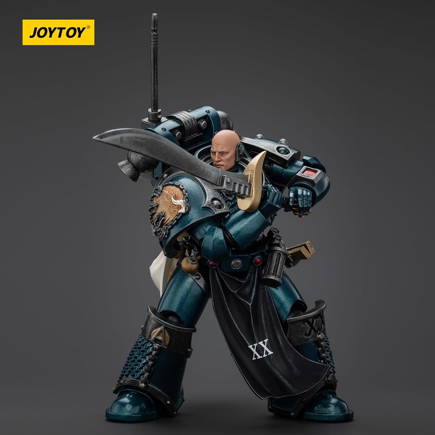 JOYTOY Warhammer 40k Alpha Legion Harrowmaster Armillus Dynat 1/18 Action Figure Collect and Display Model