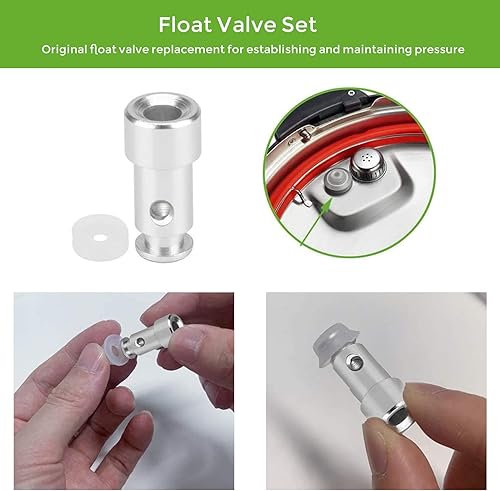 Miniatura 4 de Reemplazo de válvula de vapor, mango de liberación de vapor flotante, accesorios de pieza de repuesto para Instant Pot LUX Mini de 3 cuartos de