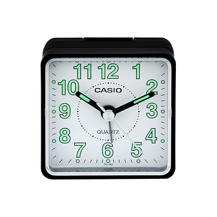 Casio TQ 140 1 B Tq 140 Travel Alarm Clock Black photo Casio TQ 140 1 B Tq 140 Travel Alarm Clock Black