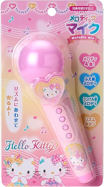 サンリオ(SANRIO) メロディックマイク ハローキティ おもちゃ 子供 ピンク 光る ギフト 090816 - 1